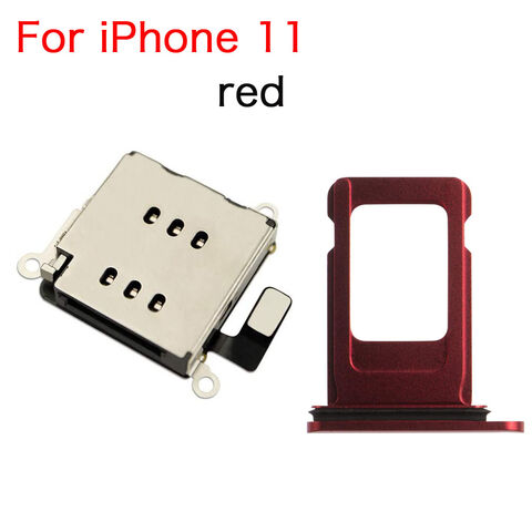 Leitor de Cartão SIM, Suporte, Módulo, Cabo Flexível + Bandeja SIM para iPhone 11