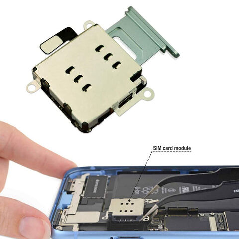 Leitor de Cartão SIM, Suporte, Módulo, Cabo Flexível + Bandeja SIM para iPhone 11