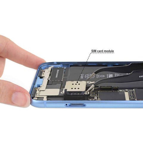 Leitor de Cartão SIM, Suporte, Módulo, Cabo Flexível + Bandeja SIM para iPhone 11