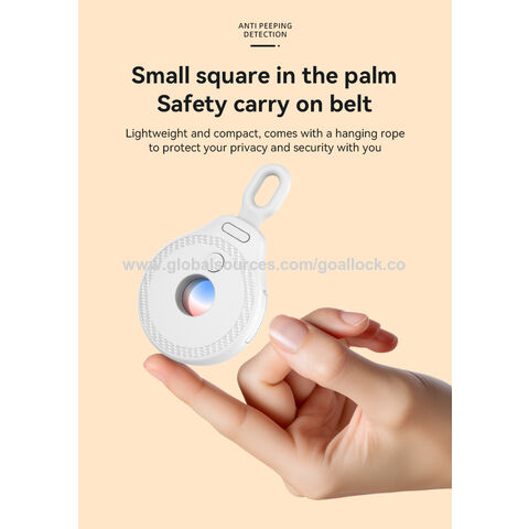 Smart Hidden camera detector, portable anti-spy detectors, spy camera detectors for bathrooms, travelling, hotels and cars