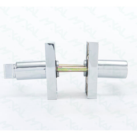 Ensemble de Serrure à Levier en Alliage de Zinc, Poignée de Porte en Nickel Satiné pour Chambre à Coucher, Quincaillerie de Sécurité Intérieure et de Confidentialité