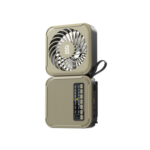 Radio Ventilateur Portable avec FM/BT/USB/TF - Idéal pour Grossistes et Distributeurs
