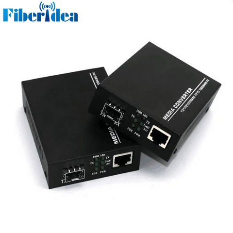 Convertisseur de média fibre optique Ethernet haute qualité 10/100/1000M double fibre fabriqué en Chine