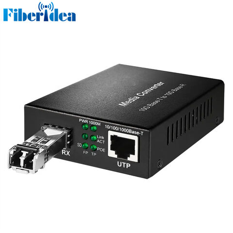 Convertisseur de média fibre optique Ethernet haute qualité 10/100/1000M double fibre fabriqué en Chine
