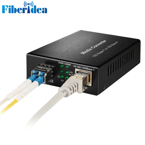 Convertisseur de média fibre optique Ethernet haute qualité 10/100/1000M double fibre fabriqué en Chine