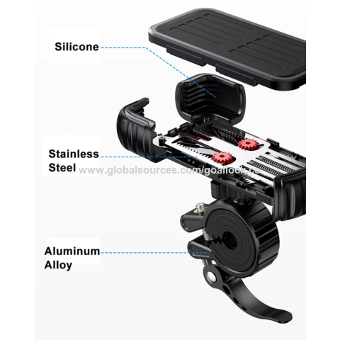 Support de Téléphone de Guidon Premium pour iPhone 16 Pro Max – Compatible Moto & Scooter