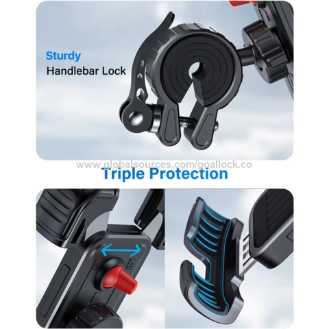 Support de Téléphone de Guidon Premium pour iPhone 16 Pro Max – Compatible Moto & Scooter