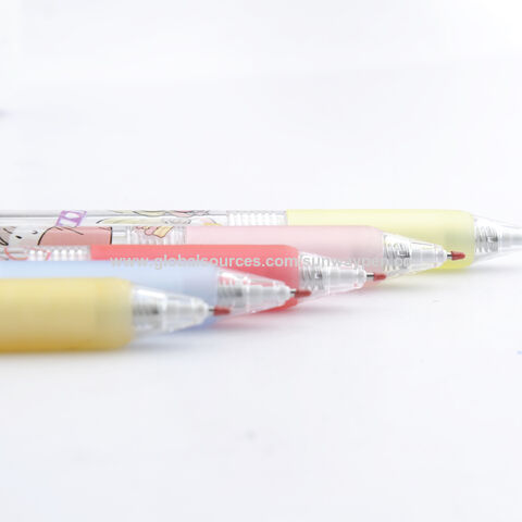 Personalisierter Gelstift, Heißer Verkauf OEM Kundenspezifischer Thermotransferdruck Klick Gel Kugelschreiber
