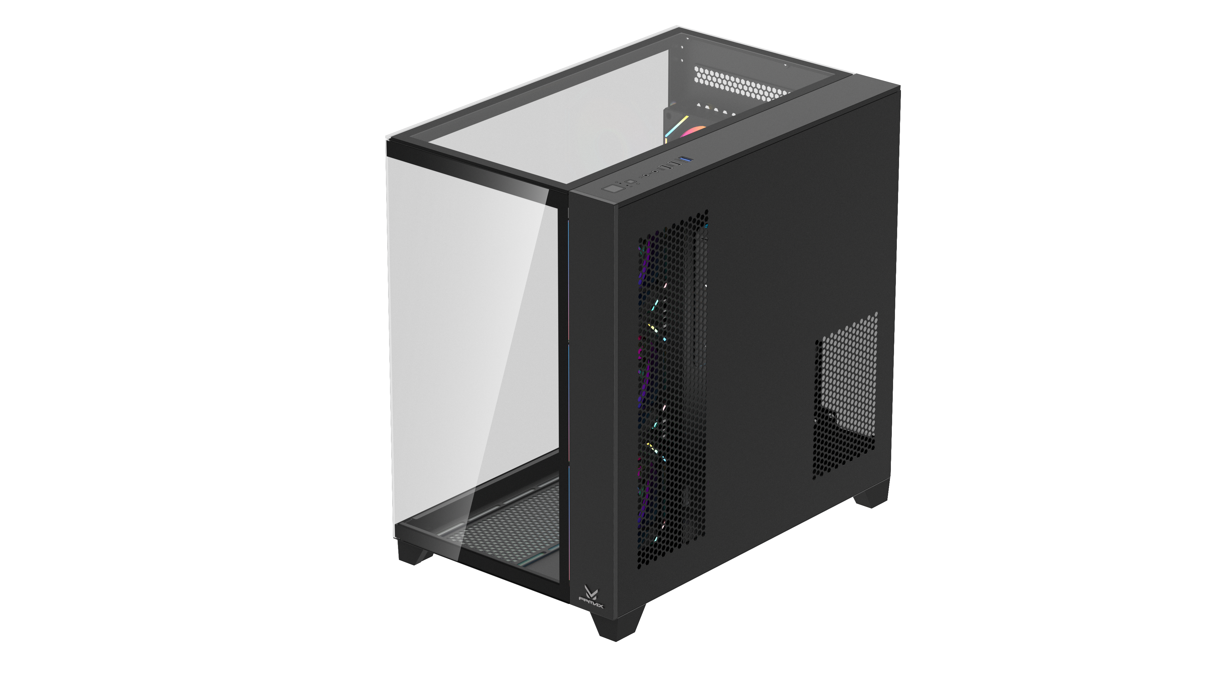 Fpmax Hot Luxury Cabinet Gaming Case With Tempered Glass Style Box For ...