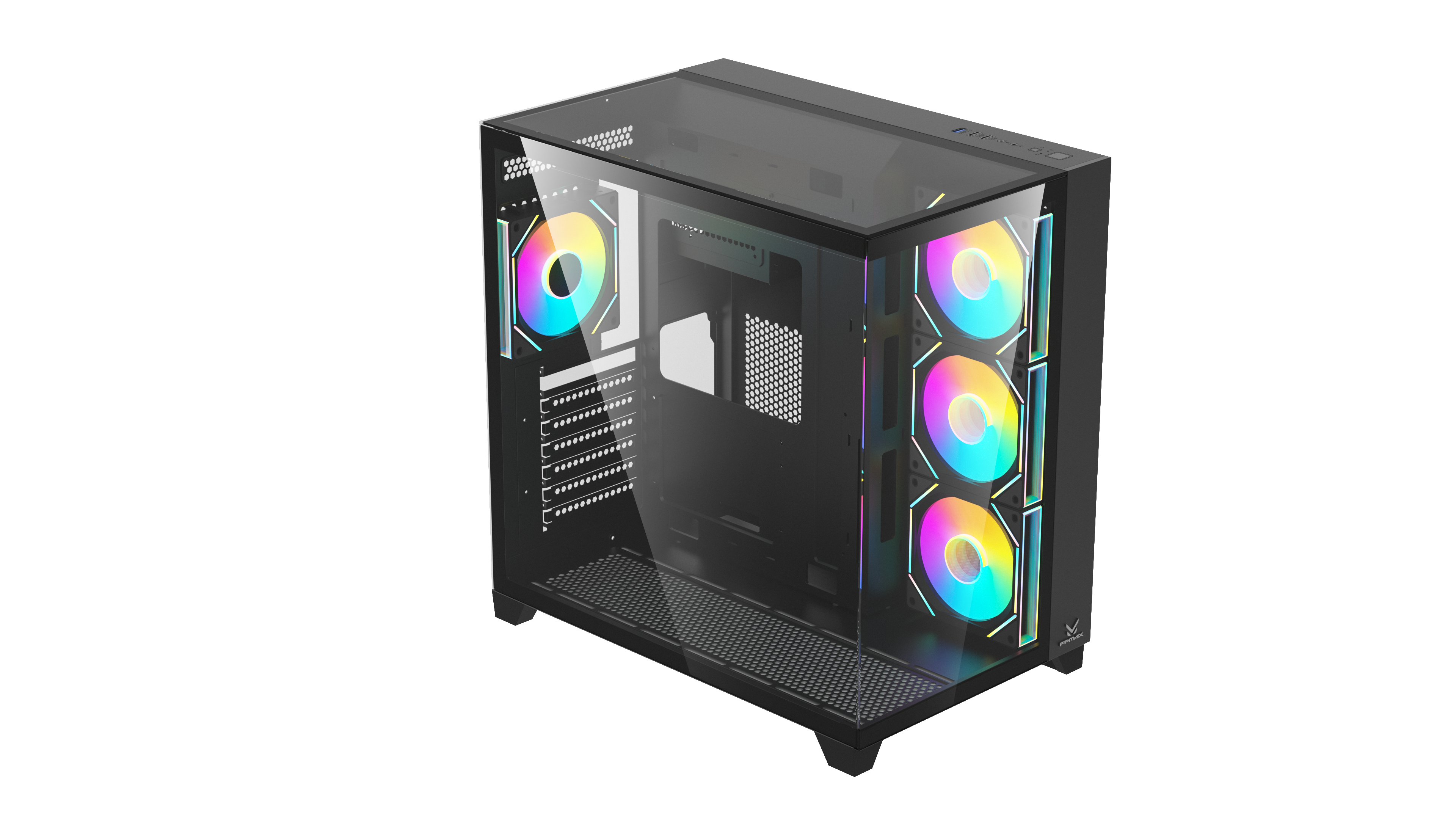 Fpmax Hot Luxury Cabinet Gaming Case With Tempered Glass Style Box For ...