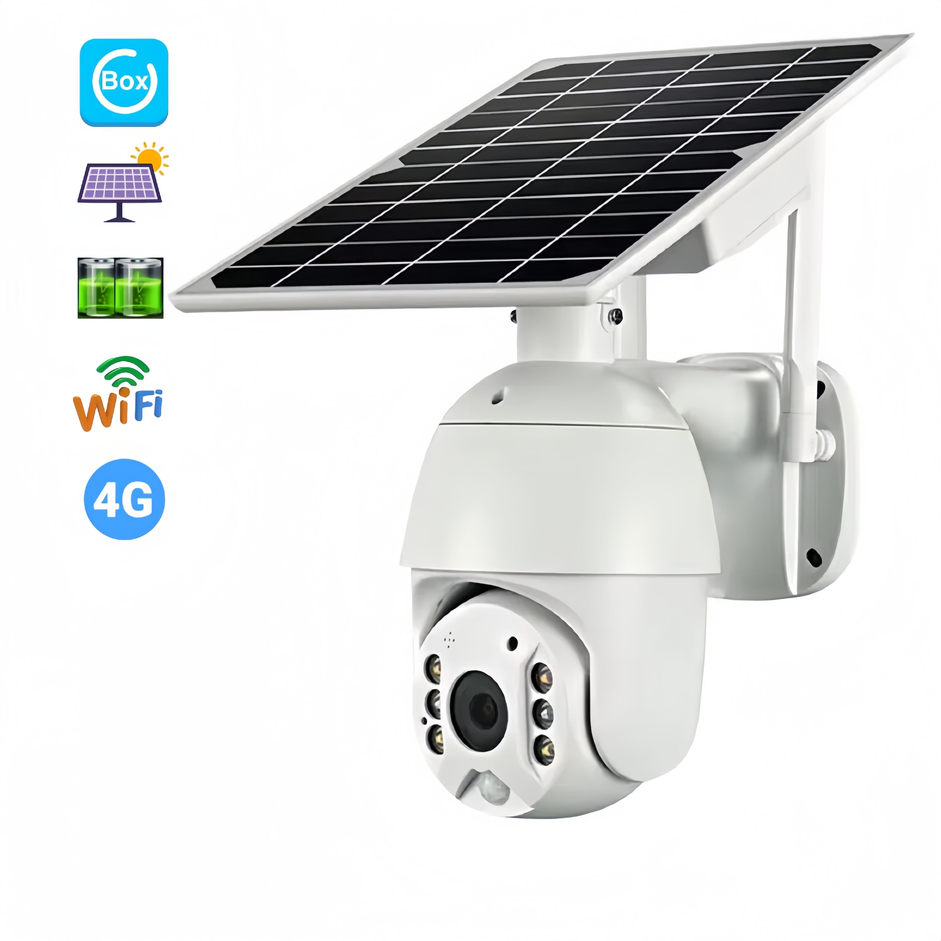 Ucon 4G LTE Wireless Trail Camera With Night Vision, Solar Panel, And Camouflage Design For Hunting - View #3