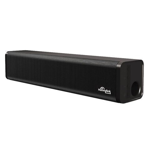 Barra de Sonido Compacta de 12V con Bluetooth, HDMI ARC y Kit de Montaje en Pared para TVs de Salón/Caravanas/Autocaravanas
