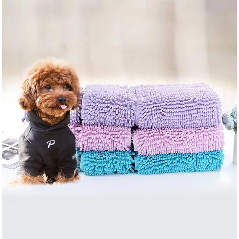 Serviette de séchage pour chien de toilettage avec nouveau motif