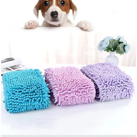 Serviette de séchage pour chien de toilettage avec nouveau motif