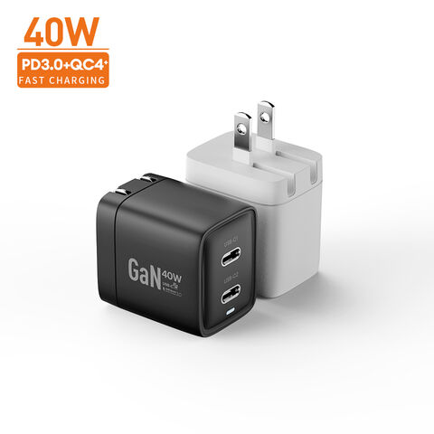 Chargeur Rapide Mural Vina Mini Type-C 40W 20 Watts avec Prises AU EU US pour iPhone 8 Plus en Gros - Produits Tendances