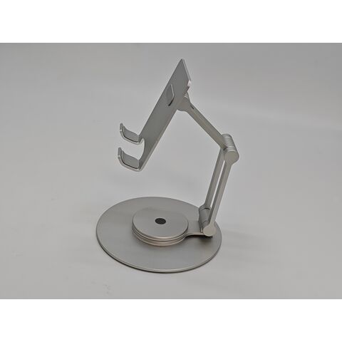 Anpassbar, OEM-Service verfügbar, CNC-gefrästes Aluminiumlegierungsmaterial, 360-Grad-Drehung, Telefonhalter.