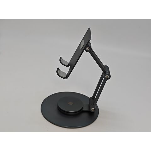 Anpassbar, OEM-Service verfügbar, CNC-gefrästes Aluminiumlegierungsmaterial, 360-Grad-Drehung, Telefonhalter.
