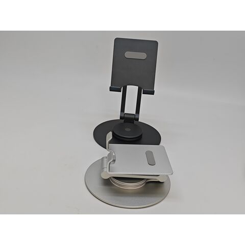 Anpassbar, OEM-Service verfügbar, CNC-gefrästes Aluminiumlegierungsmaterial, 360-Grad-Drehung, Telefonhalter.