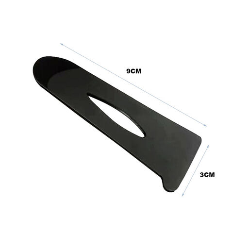 Prix usine Moulage par injection Boucle de manchon creuse au milieu Boucle de manchon 9 cm pour veste à capuche