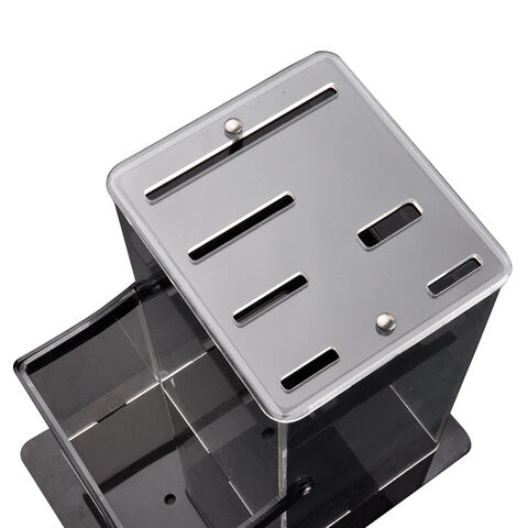 Bloc de Cuisine en Plastique pour 6 Couteaux, Support à Couteaux, Rangement de Couteaux - Fabrication Directe