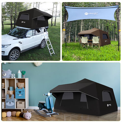 Tendas de Campismo Infláveis para Telhado de Carro, À Prova de Água, Anti-Colisão, Tenda Glamping para Telhado de Carro