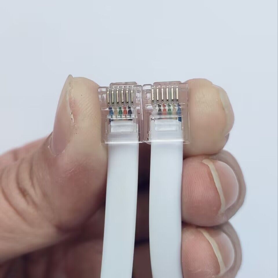 Factory Price For Telecommunications Rj11 Rj12 Rj45 Flat Telephone ...
