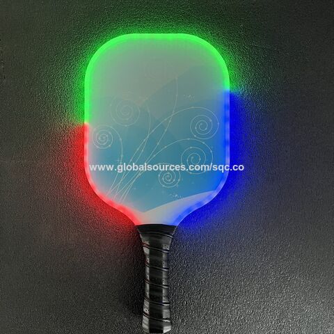 2025 OEM ODM Leuchtendes Pickleball Schläger, wiederaufladbarer LED Pickleball Schläger mit Akku, Anpassung
