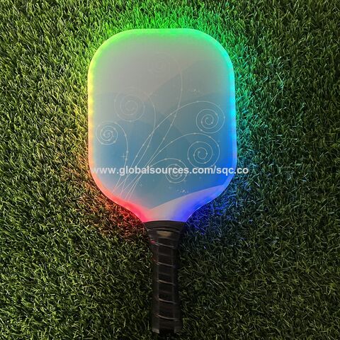 2025 OEM ODM Leuchtendes Pickleball Schläger, wiederaufladbarer LED Pickleball Schläger mit Akku, Anpassung