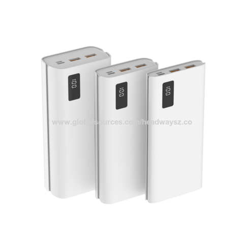 HEADWAY PB1000 22.5W 10000mAh Tragbare Powerbank mit LCD-Display, Schnellladung PD20W