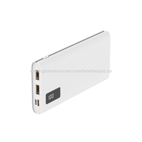 HEADWAY PB1000 22.5W 10000mAh Tragbare Powerbank mit LCD-Display, Schnellladung PD20W
