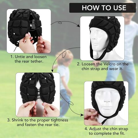 Casco de Flag Football Juvenil, Carcasa Blanda, Protección para Rugby, Gorro de Scrum para Jóvenes y Adultos