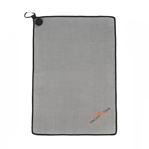 AILUOHA 2024 Benutzerdefiniertes magnetisches Golfhandtuch mit Waffelstruktur, bedruckter Mikrofaser-Clip mit starkem Magnet für Sport