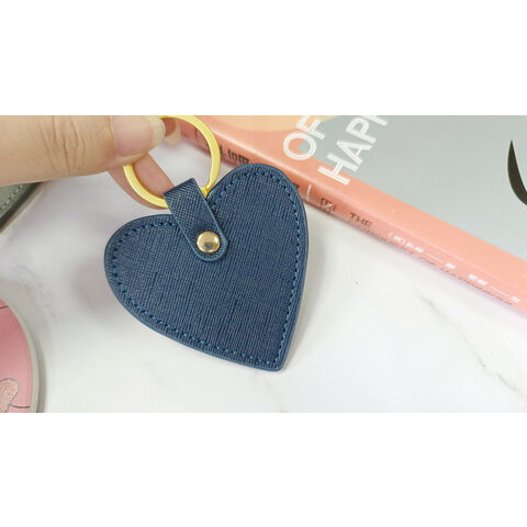 Llaveros de Cuero con Forma de Corazón para Regalo de Damas Personalizados al por Mayor de Fábrica
