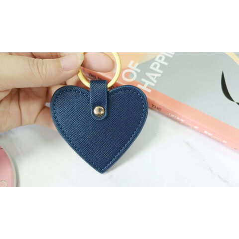 Llaveros de Cuero con Forma de Corazón para Regalo de Damas Personalizados al por Mayor de Fábrica