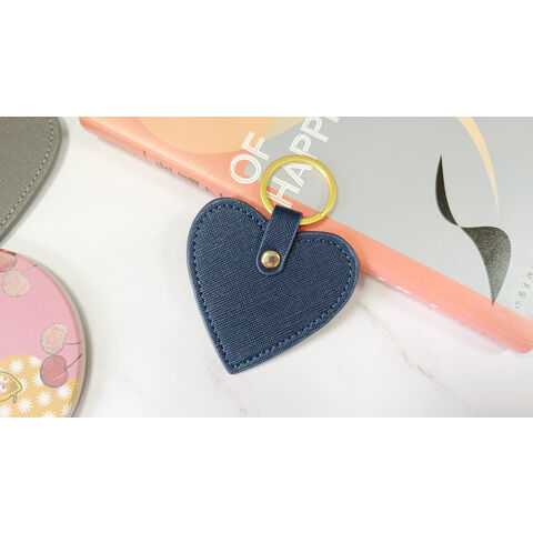 Llaveros de Cuero con Forma de Corazón para Regalo de Damas Personalizados al por Mayor de Fábrica