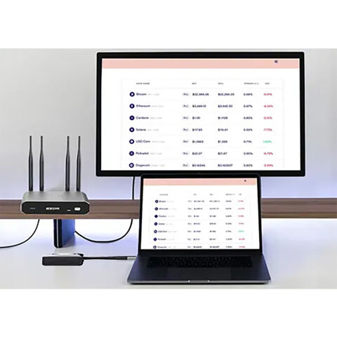 Drahtloses Videokonferenzsystem für Besprechungsräume mit Präsentationssender-Empfänger und Multi-Device Screen Sharing