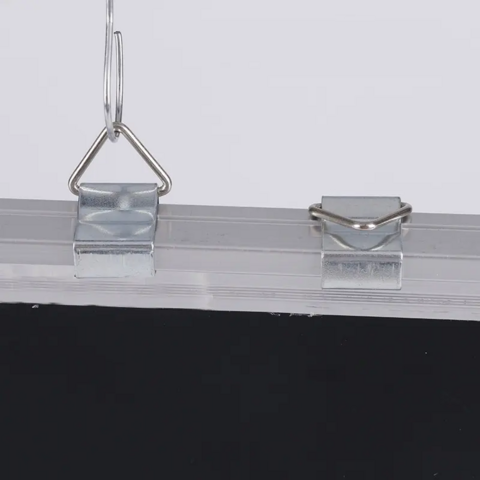 Pizarra Magnética con Marco de Aluminio para Escuela, Borrado en Seco, para Tiza Negra - Ideal para Aulas y Oficinas