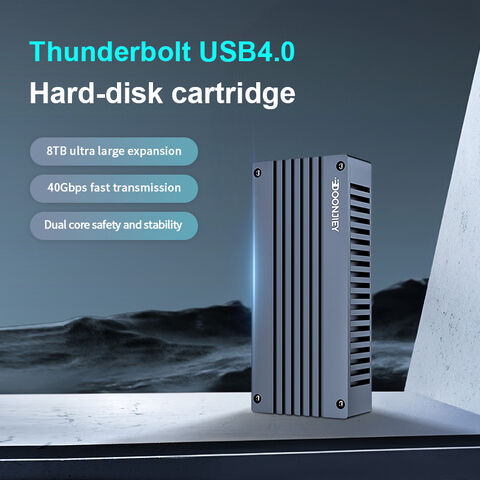 8T SSD & HDD Explorer Gehäuse, PCIe Adapter SSD Gehäuse, USB 4.0 zu externem Aluminium Konverter, schnelles Datenübertragungswerkzeug - werkzeugfrei