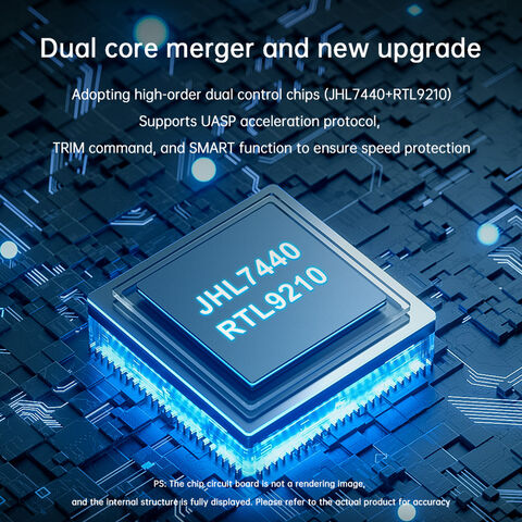 8T SSD & HDD Explorer Gehäuse, PCIe Adapter SSD Gehäuse, USB 4.0 zu externem Aluminium Konverter, schnelles Datenübertragungswerkzeug - werkzeugfrei