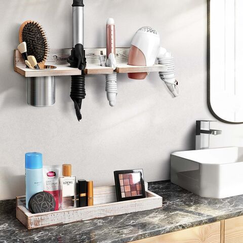 Shelf Hair Utensil Organizer Under Sink Hair Tool Organizer Hair