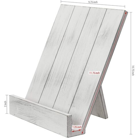 Support De Livre De Cuisine En Bois – Cadeau Retraite Réglable, Dimensions 37x23,6 Cm, Pour Livres, Tablettes, Pliable
