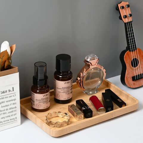 Bandejas de Bambu para Casa: Cozinha, Servir, Decoração, Organização, Toucador, Banheiro - Bandejas de Balcão e Serviço no Atacado