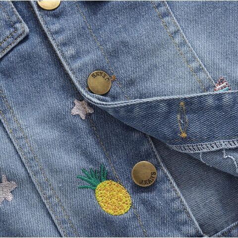 Nouvelle veste en jean d'automne pour filles, style tendance