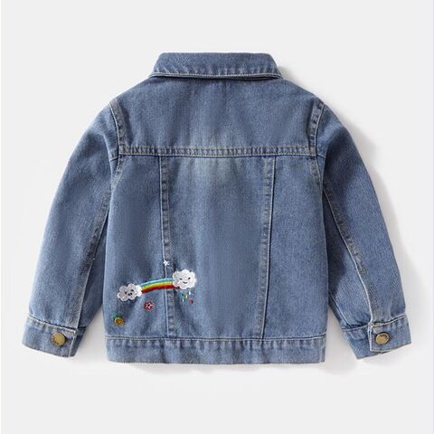 Nouvelle veste en jean d'automne pour filles, style tendance