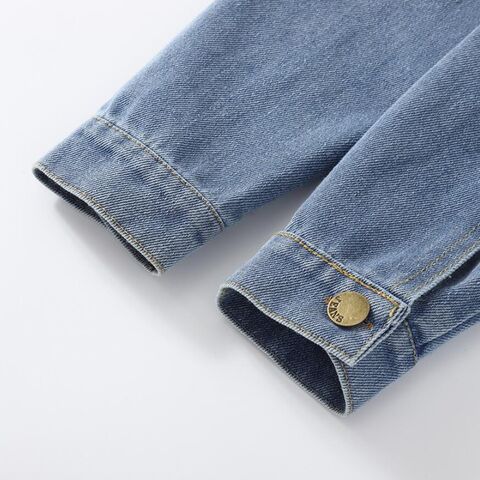 Nouvelle veste en jean d'automne pour filles, style tendance