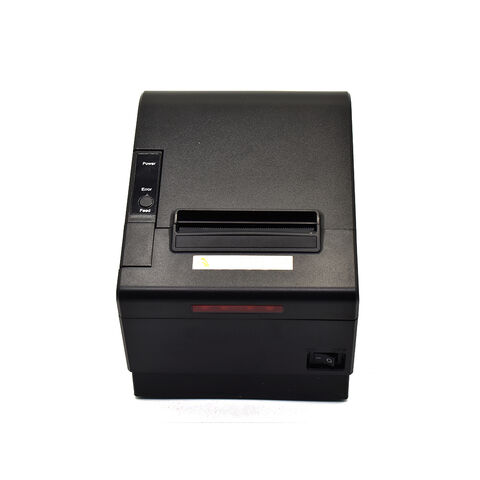 80mm Desktop Thermobon-Bondrucker POS mit USB-Kabel, kompatibel mit Etikettendruck, 203dpi Supermarkt Rechnungsdrucker