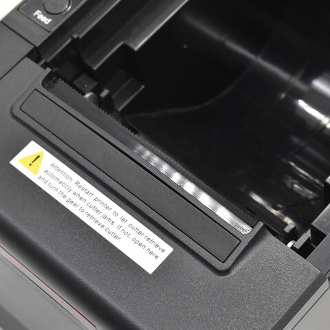 80mm POS Thermobon-Drucker kompatibel mit 58mm Papierrolle mit Leitblech, Bluetooth USB und automatischem Cutter für den Rechnungsdruck