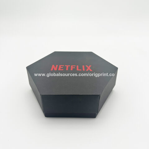 Boîte Cadeau Hexagonale en Carton avec Logo Personnalisé, Emballage Cadeau de Luxe