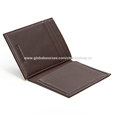 Cartera Protección Rfid Clp De Dnero De Cuero Blletera De Cuero