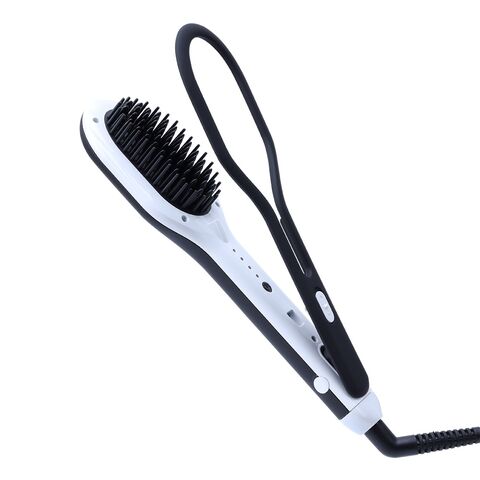 Atacado de fábrica OEM Controle de temperatura Alisador de cabelo elétrico Pentes elétricos para uso doméstico